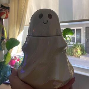 ✨NEW👻Target Bullseye Playground 2024 Iridescent Ghost Cookie Jar🍭